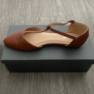 ModCloth heartbeat flats in Cognac